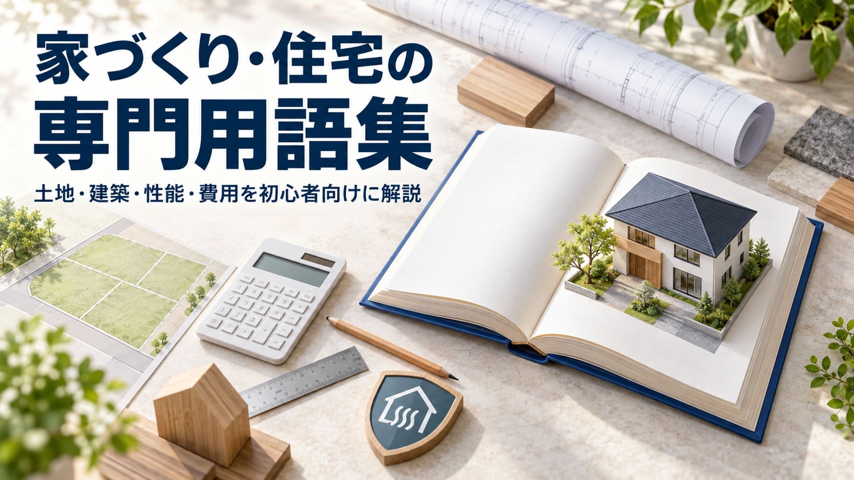 家づくり・住宅の専門用語集|土地・建築・性能・費用を初心者向けに解説