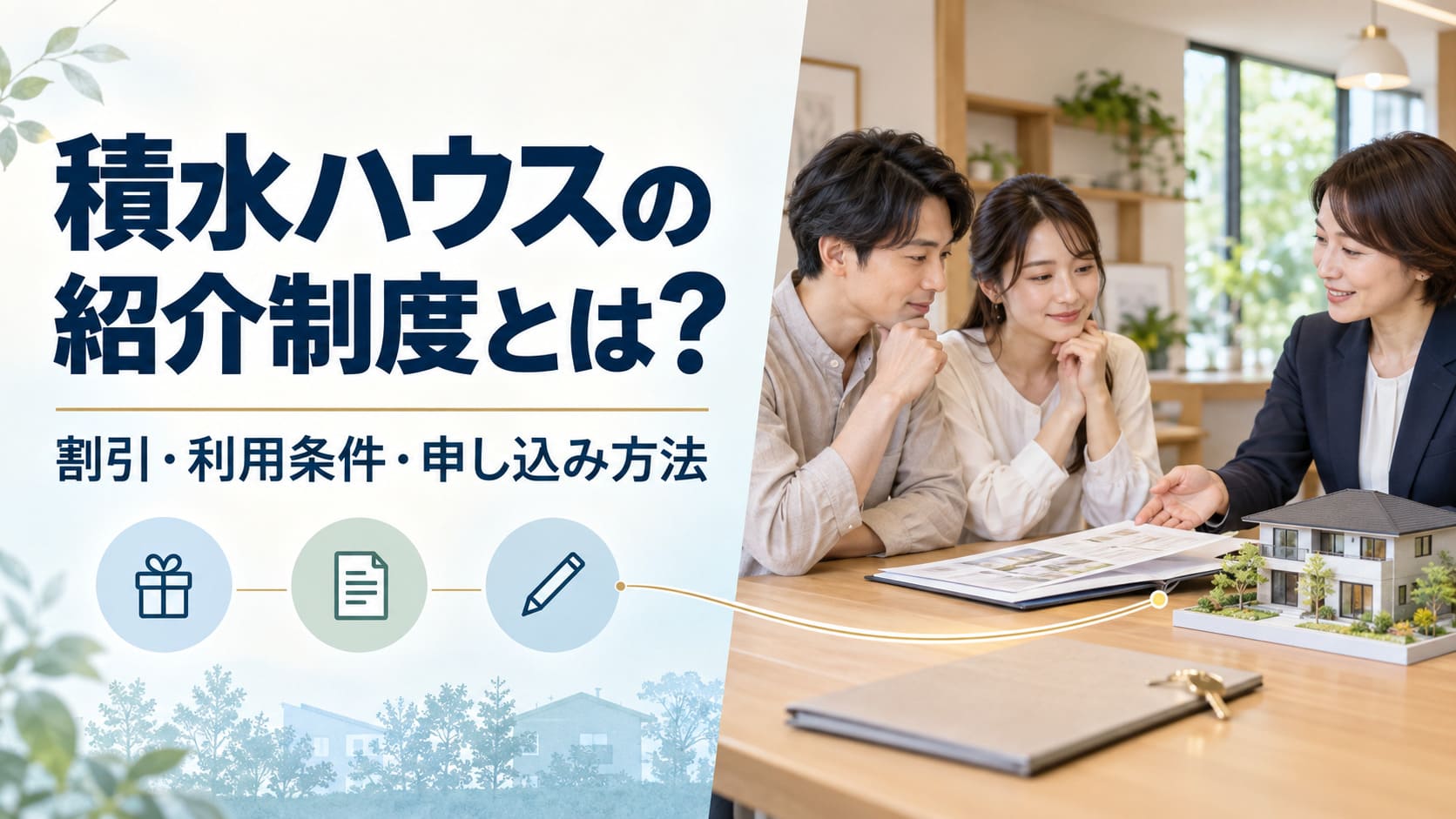 積水ハウスの紹介制度とは?オーナー紹介の割引・利用条件・申し込み方法